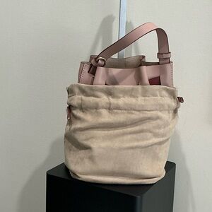 Zac Posen suede and leather mini bag.